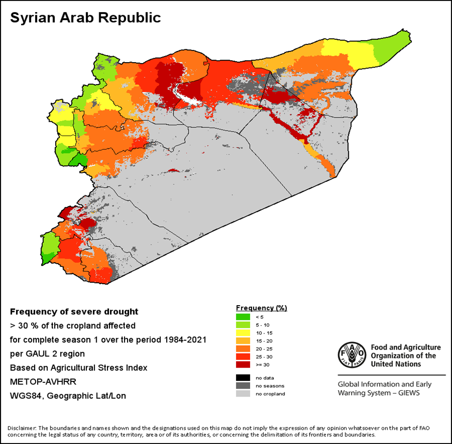 It's here to stay!                               
An acute water shortage is affecting the Syrian population.